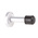 RS PRO Silver Aluminium Base-Board Door Stop
