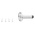 RS PRO Silver Stainless Steel Base-Board Door Stop