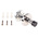 RS PRO Silver Stainless Steel Base-Board Door Stop, 80mm Long