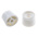RS PRO White PVC Bumper Door Stop, 25mm Diameter