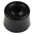 RS PRO Black PVC Bumper Door Stop, 25mm Diameter