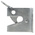 RS PRO Steel Gate Latch, 56 x 63 x 60mm