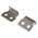 RS PRO Stainless Steel Toggle Latch Catch Plate, 15.8 x 16mm