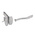 RS PRO Steel Gate Latch, 110 x 49 x 51mm