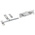RS PRO Galvanised Steel Gate Latch, 191 x 45mm