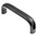 RS PRO Black Aluminium Handle 57 mm Height, 26mm Width, 178mm Length