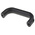 RS PRO Black Aluminium Handle 53 mm Height, 26mm Width, 130mm Length