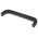 RS PRO Black Aluminium Handle 57 mm Height, 26mm Width, 209mm Length