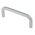 RS PRO Silver Aluminium Handle 34 mm Height, 8mm Width, 88mm Length