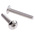RS PRO Silver Stainless Steel Handle 30 mm Height, 9mm Width, 129mm Length