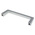 RS PRO Silver Aluminium Handle 32 mm Height, 10.5mm Width, 110.5mm Length