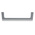 RS PRO Silver Aluminium Handle 32 mm Height, 10.5mm Width, 110.5mm Length