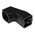 Elesa Black Aluminium Handle 78 mm Height, 38mm Width, 324mm Length