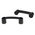 RS PRO Black Plastic Handle 35 mm Height, 26mm Width, 119.5mm Length