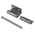 RS PRO Steel Concealed Hinge with a Lift-off Pin, 80mm x 30mm x 3mm