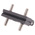 Pinet Polyamide Butt Hinge, Bolt-on Fixing, 40mm x 40mm x 5mm