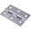 RS PRO Steel Butt Hinge, Screw Fixing, 75mm x 49mm x 1.4mm