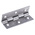 RS PRO Steel Butt Hinge, Screw Fixing, 75mm x 49mm x 1.4mm