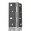RS PRO Steel Butt Hinge, Screw Fixing, 100mm x 71mm x 1.75mm
