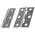 RS PRO Steel Butt Hinge, Screw Fixing, 75mm x 49mm x 1.4mm