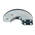 Southco Steel Concealed Hinge, Screw Fixing, 38.5mm x 76mm x 5mm