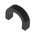 Southco Black Aluminium Handle 27 mm Height, 6.4mm Width, 36mm Length