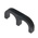 Southco Black Aluminium Handle 27 mm Height, 6.4mm Width, 63.5mm Length