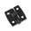 RS PRO Butt Hinge, Screw Fixing, 50mm x 50mm x 5.9mm