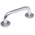 RS PRO Satin Aluminium Handle, 19mm Length