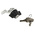 RS PRO Metal Lockable Handle, Key Unlock