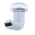 Rose Grey Aluminium Camlock, 8mm Cutout, Key Unlock
