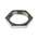 RS PRO Black Cabinet Lock, 28.5mm Panel-to-Tongue, 22.2 x 20.2mm Cutout, Key Unlock