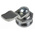 RS PRO Cabinet Lock, 20.5mm Panel-to-Tongue, 16.2 x 14.2mm Cutout, Square Head Unlock