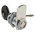 RS PRO Cabinet Lock, 16.5mm Panel-to-Tongue, 20.2 x 17.2mm Cutout, Key Unlock