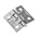 Elesa Stainless Steel Butt Hinge, Screw Fixing, 40mm x 40mm x 5mm