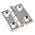 Elesa Stainless Steel Butt Hinge, Screw Fixing, 60mm x 60mm x 8mm