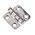 Southco Gloss Stainless Steel Butt Hinge, Screw Fixing, 38mm x 38.2mm x 9mm