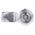 RS PRO Silver Stainless Steel Cabinet Lock, 26mm Panel-to-Tongue, Key Unlock