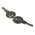 RS PRO Chrome Die Cast Cabinet Lock, 20mm Panel-to-Tongue, 19.5 x 16.5mm Cutout, Key Unlock