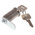 Euro-Locks a Lowe & Fletcher group Company Stainless Steel Camlock, 32mm Panel-to-Tongue, 19.1 x 16.6mm Cutout, Key