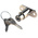 Euro-Locks a Lowe & Fletcher group Company Sliding Door Lock, 24mm Panel-to-Tongue, 19mm Cutout, Key Unlock