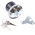 Euro-Locks a Lowe & Fletcher group Company Cabinet Lock, 11mm Panel-to-Tongue, 22mm Cutout, Key Unlock