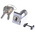 Euro-Locks a Lowe & Fletcher group Company Pedestal Lock, 31mm Panel-to-Tongue, 13mm Cutout, Key Unlock