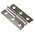 Pinet Steel Butt Hinge with a Lift-off Pin, Screw Fixing, 50mm x 30mm x 1.2mm