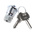 Euro-Locks a Lowe & Fletcher group Company Camlock, 19mm Panel-to-Tongue, 20.1 x 17.6mm Cutout, Key Unlock