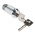 Euro-Locks a Lowe & Fletcher group Company Camlock, 32.7mm Panel-to-Tongue, 20.1 x 17.6mm Cutout, Key Unlock