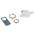 Euro-Locks a Lowe & Fletcher group Company Camlock, 13.2mm Panel-to-Tongue, 22.3 x 19.2mm Cutout, Handle Unlock
