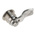 Steinbach & Vollman Stainless Steel Triangular Lock, 18mm Panel-to-Tongue, 20.2 x 22.2mm Cutout, Key Unlock