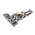 Steinbach & Vollman Zinc Tee Hinge, Screw Fixing, 127mm x 213mm x 10.5mm