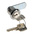 Euro-Locks a Lowe & Fletcher group Company Camlock, 20mm Panel-to-Tongue, 19.1 x 16.6mm Cutout, Key Unlock